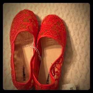 Orange spring shoes!